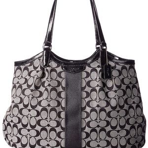 Coach Devin Signature Stripe Women's Tote Bag
